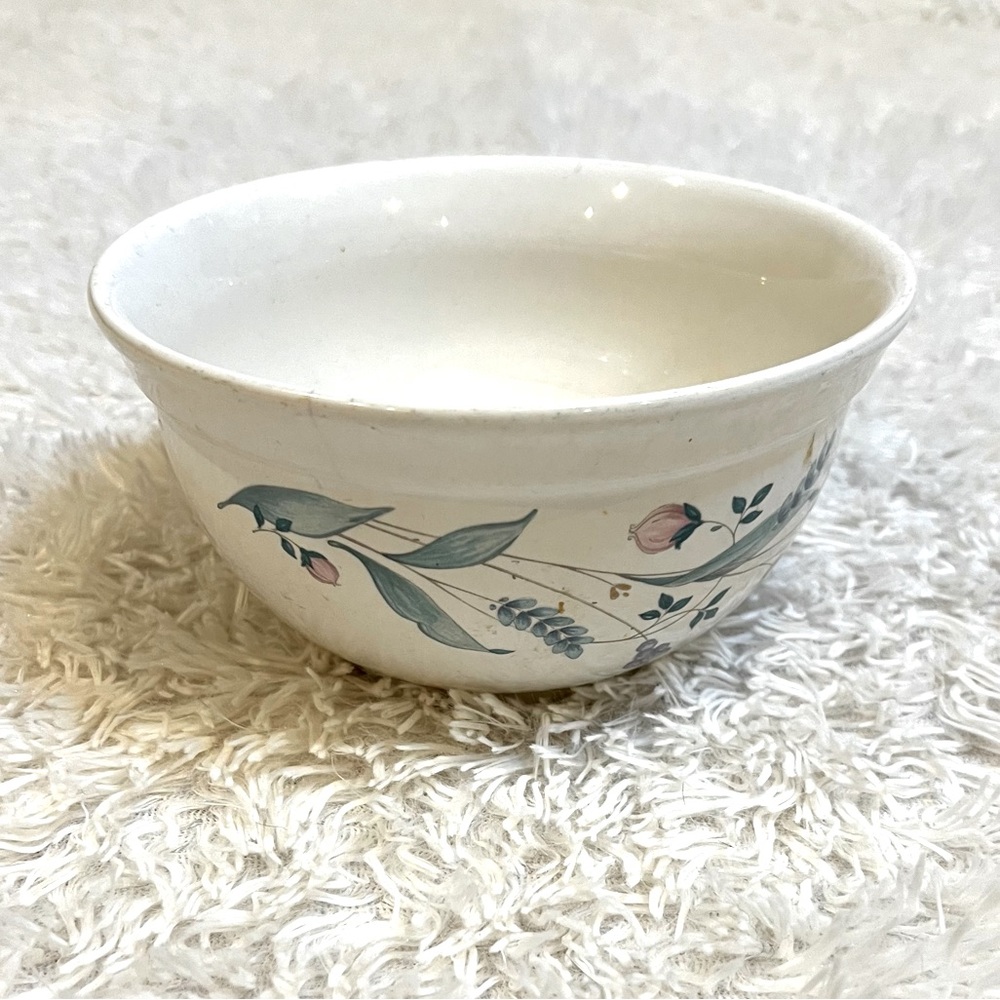 VINTAGE | Pfaltzgraff April floral print cottagecore stoneware serving bowl